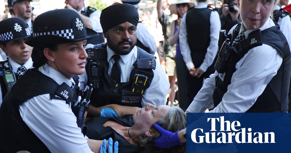Arrests for second week running at London event that references Palestine Action