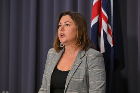 Minister for emergency management, Kristy McBain.