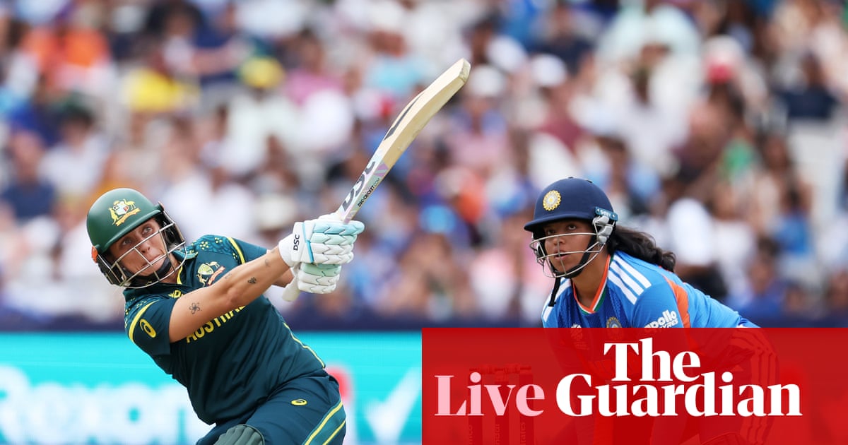 Australia v India: Women’s T20 World Cup – live