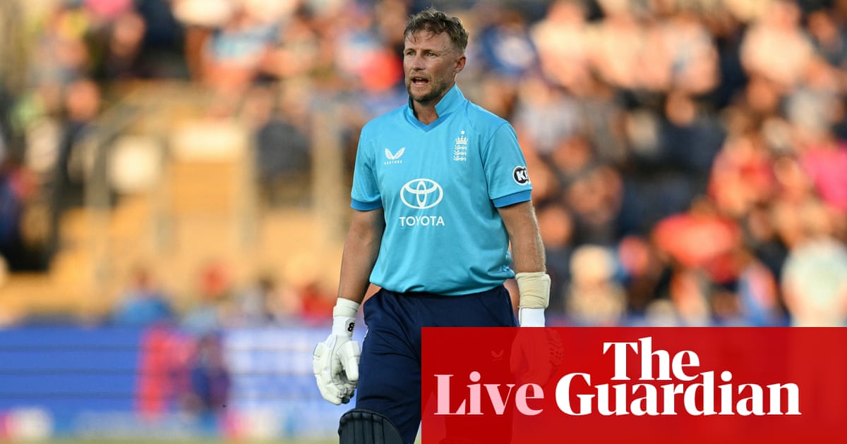 England v India: second men’s one-day cricket international – live