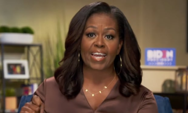 Michelle Obama’s 'vote' necklace goes viral Michelle Obama’s ‘vote’ necklace goes viral