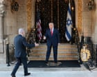 Trump floats hopes of Gaza peace progress as Netanyahu begins visit