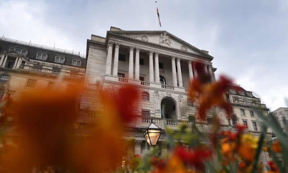 The Bank of England, which is set to raise interest rates this week to curb rising inflation. 