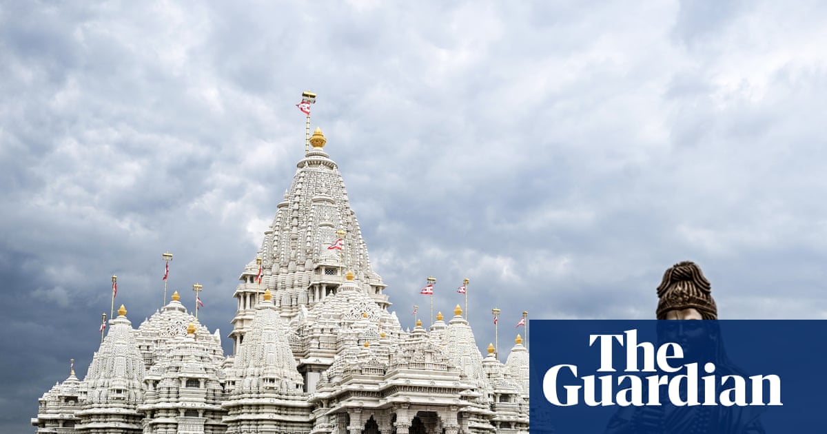 Workers carved the largest modern Hindu temple in the west. Now, some have incurable lung disease