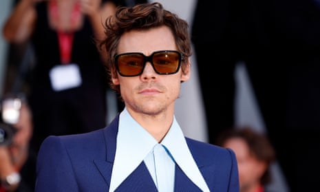 Harry Styles at the Venice film festival premiere of Don’t Worry Darling. 