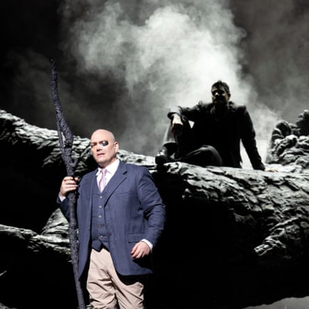 Back for more… Christopher Maltman as Wotan in Das Rheingold (with Sean Panikkar as Loge)