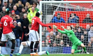 Romelu Lukaku watches Manchester United has taken an early lead against Swansea.