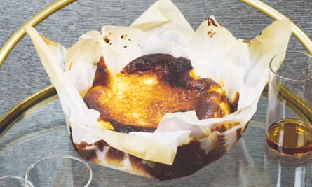 Basque cheesecake.