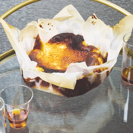 Ravneet Gill's recipe for Basque cheesecake Dessert The Guardian