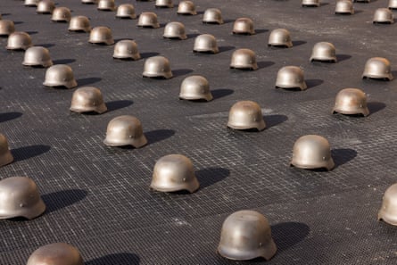 Ai Weiwei's Mushrooms, outside the Museum of Contemporary Art, Australia in Sydney, MCA Australia 2026 Neil Balnaves Tallawoladah Lawn Commission