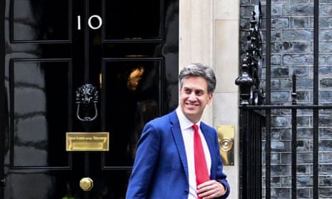 Government 'absolutely up for the fight' over net zero, Ed Miliband says | Environment policy | The Guardian