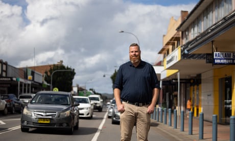 The federal Labor candidate for the Hunter electorate, Daniel Repacholi, in Cessnock