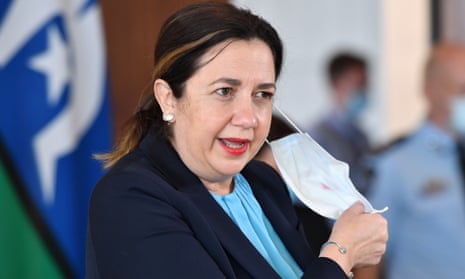 Queensland premier Annastacia Palaszczuk announced two new local Covid cases and a three-day lockdown in the state’s south-east, Townsville, Palm Island and Magnetic Island