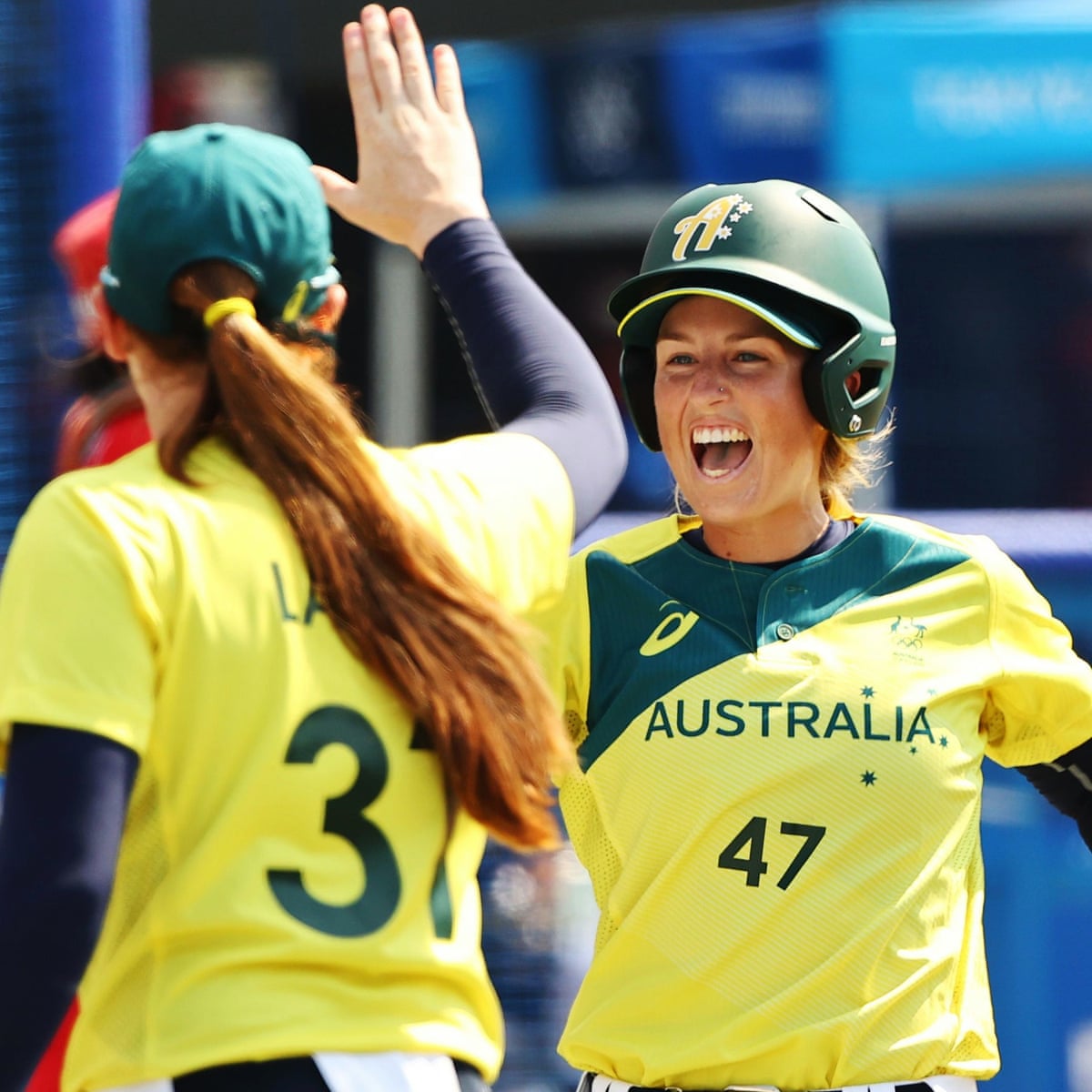 Australian Team Enjoy Softball S Olympic Return Despite Mercy Rule Defeat Tokyo Olympic Games The Guardian