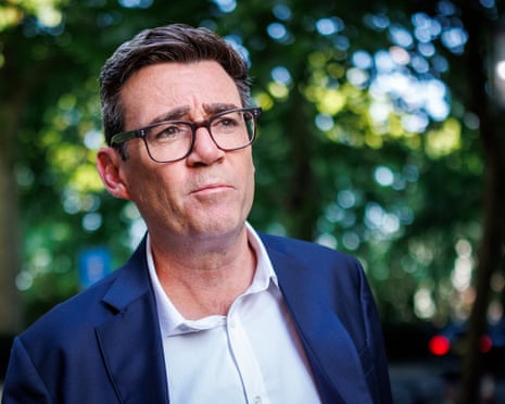 Andy Burnham leaves Millbank studios