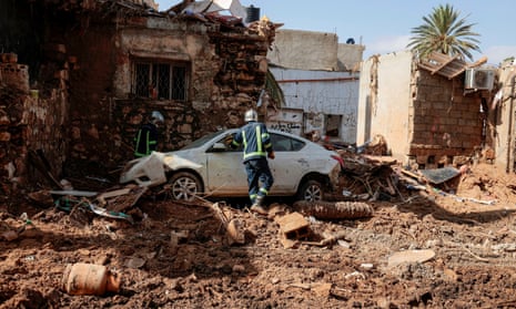Rescuers continue searching for bodies in the aftermath of the floods in Derna