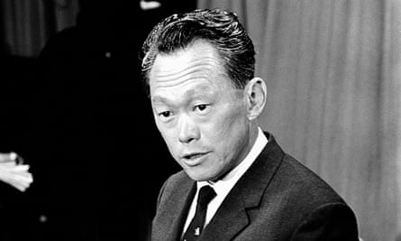 ‘The best bloody Englishman east of Suez’ … Lee Kuan Yew.