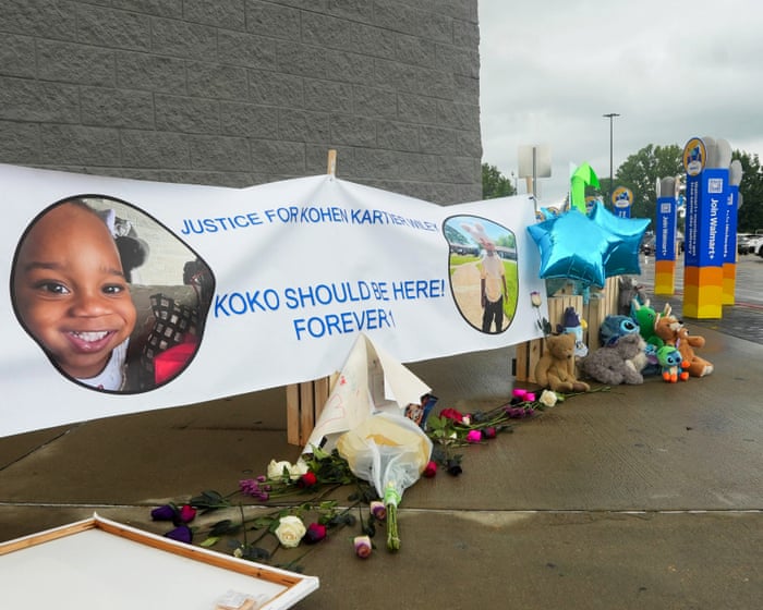 ‘Release the footage’: Mississippi protest over police killing of one-year-old