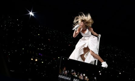 Swift performing in Liverpool, 13 June 2024.