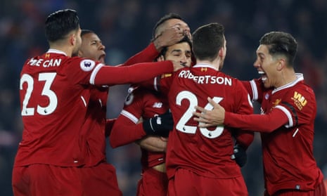 Jürgen Klopp is delighted after watching his Liverpool side beat Manchester City 4-3 at Anfield