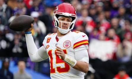 Patrick Mahomes in action for Kansas City Chiefs