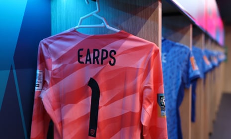 Mary Earps’s shirt in the England dressing room before the Women's World Cup final