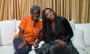 A super fan … Rita Ray (left) with Afrobeats star Tiwa Savage in Africa: A Journey Into Music.