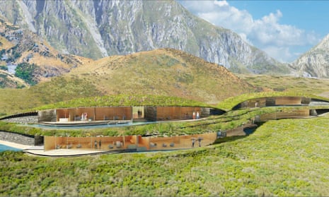 Architectural plans of Peter Thiel's proposed sprawling luxury lodge