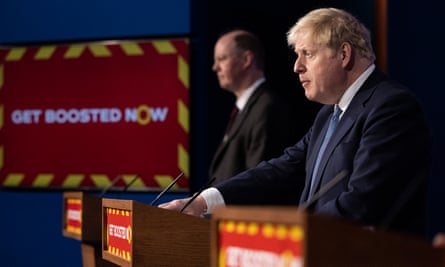 Bereaved households concern Covid inquiry cover-up after ban on testimony | UK information 1 Boris Johnson and the chief medical officer, Chris Witty, hold a Covid media briefing in Downing Street.