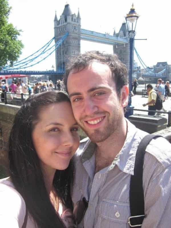 Brad and Sonya Gellert in London in 2011