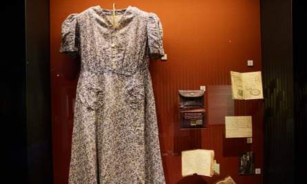 A dress and other items that belonged to Helen Taichner