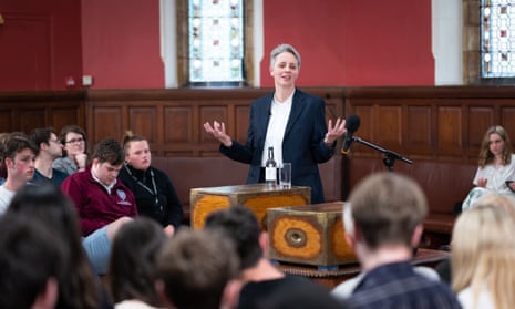Kathleen Stock at the Oxford Union, 30 May 2023.