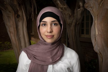 Yara Natfaji, a girl wearing hijab, from Al Noori Muslim school.