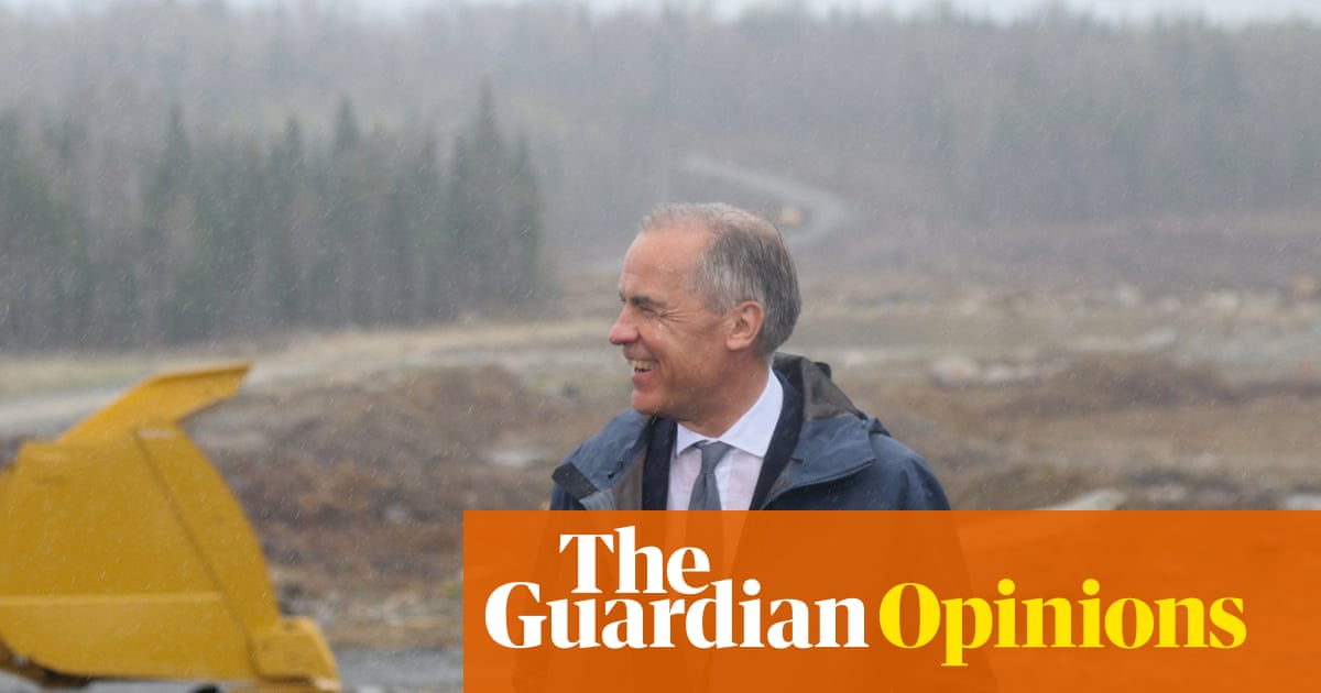 Mark Carney explains that climate risk is very serious as he ceremonially cuts the ribbon on another taxpayer-subsidized pipeline to nowhere.