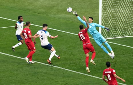 England v Iran: World Cup 2022 – live | World Cup 2022 13 Goalkeeper Alireza Beiranvand takes a nasty whack from his own player. Ouch.