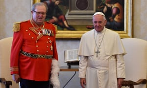 Matthew Festing and Pope Francis