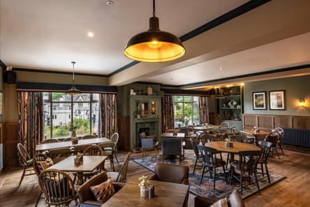 Dining room in a large pub