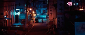 Gangnam, Seoul, 02:30:04Seoul after dark, Gangnam - A business man walks through Gangnam late at night, clutching his briefcase.