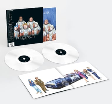 Surprise best-seller … LP cover for the Policenauts soundtrack.