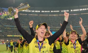 A crowd of 86,174 at the MCG watched Meg Lanning’s Australia win the Women’s T20 World Cup in March.