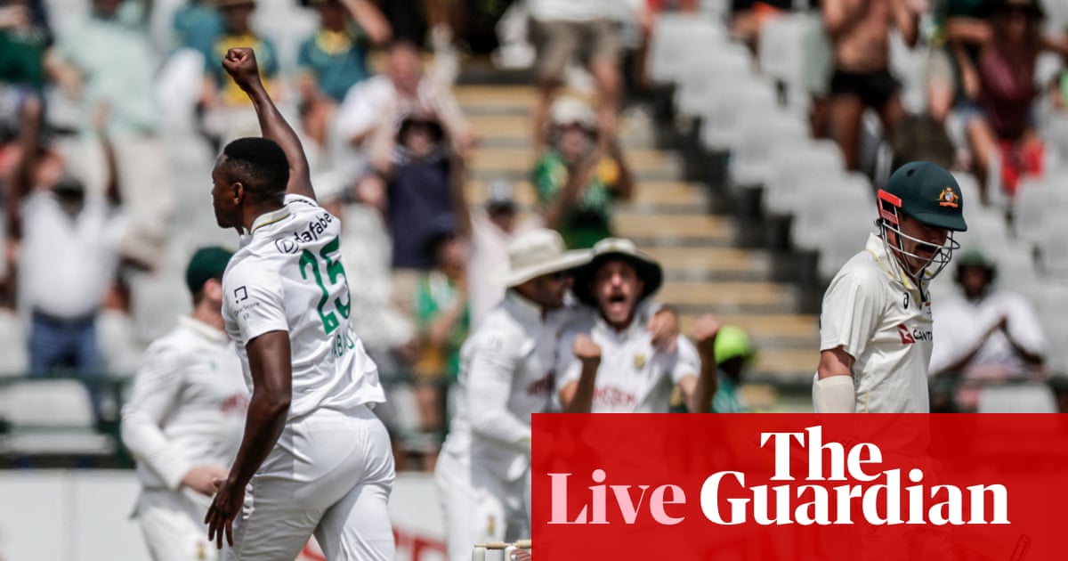 South Africa v Australia: third men’s cricket Test, day five – live
