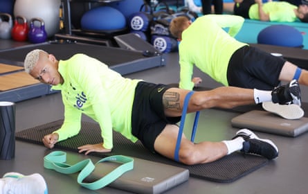 Duel between Jesus and Richarlison gives derby battle an extra dimension | Premier League 5 Richarlison in Spurs training this week.