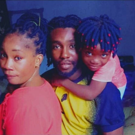 Pato Crepin, Fati Dosso and their daughter, Marie