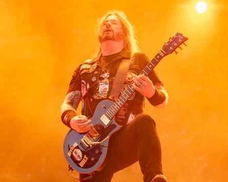 Slayer perform at Cardiff Castle earlier this week.