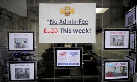 Sign of the times: letting agents’ fees have finally been banned.
