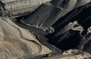 Open cut coal mine