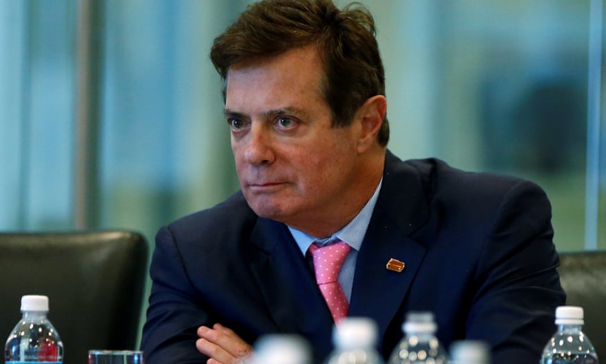 Paul Manafort listens during a round table discussion on security at Trump Tower in New York on 17 August 2016.