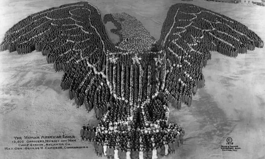 Human ‘American Eagle’ by Arthur Mole.