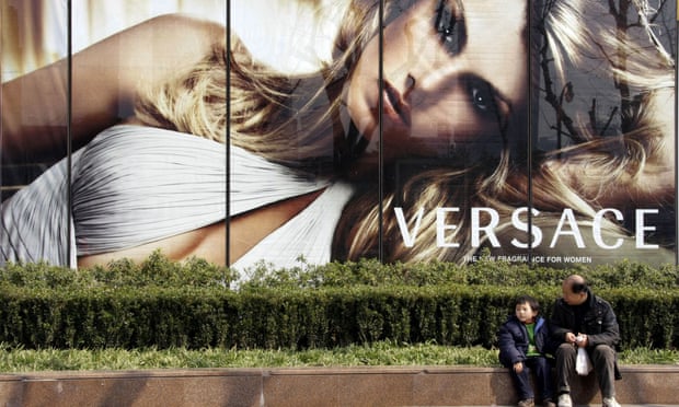 A Versace ad in Shanghai