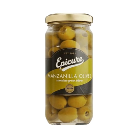 Epicure Stoneless Green Manzanilla Olives (235g)